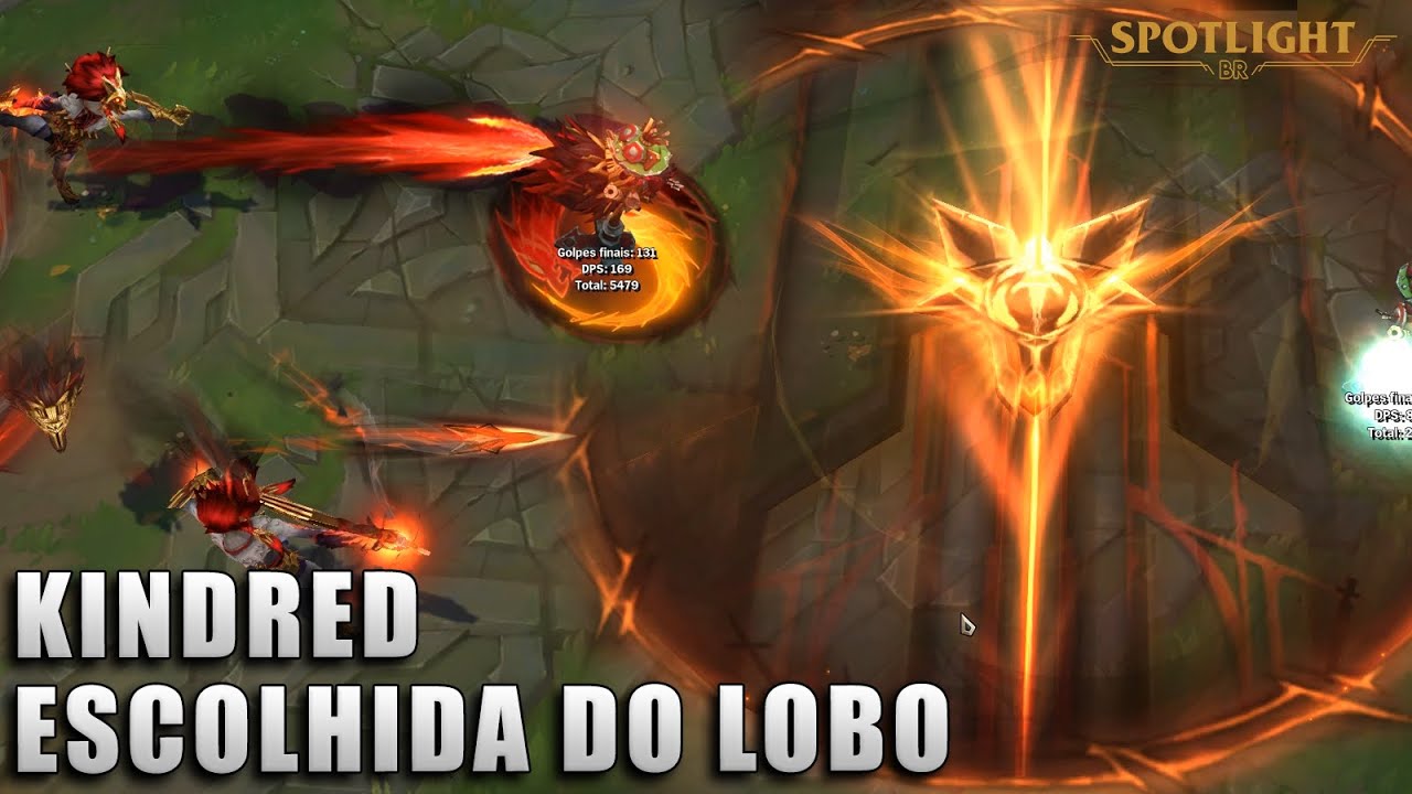 Kindred Escolhida do Lobo - Skin Spotlight PREVIA