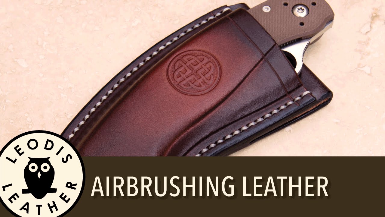Using an Airbrush for Leatherwork or Other Crafts