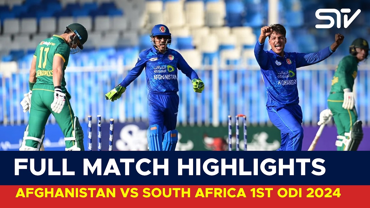 Full Match Highlights | Afghanistan vs South Africa | 1st ODI 2024 | 3B1T