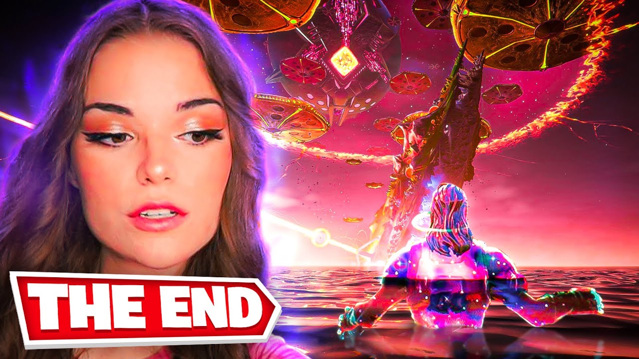 THE END OF FORTNITE EVENT REACTION! 😍 (Fortnite Chapter 3?!)