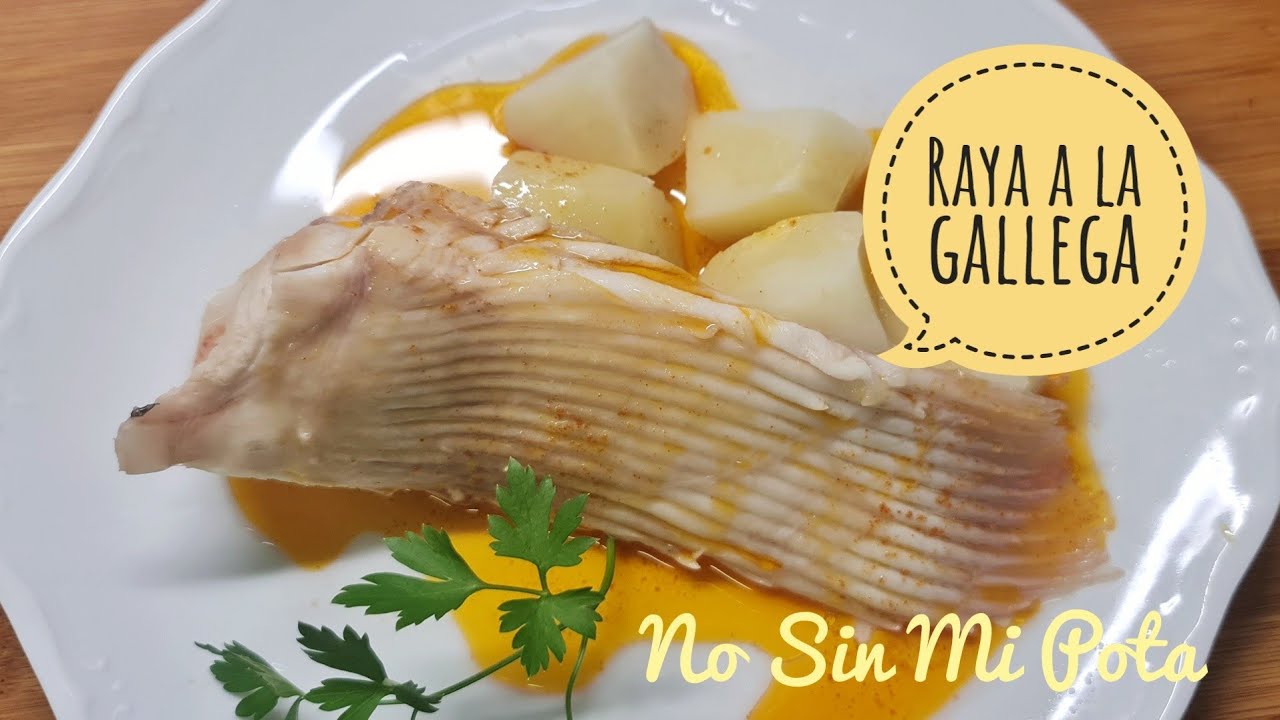 RAYA a la GALLEGA CALDEIRADA de RAYA |Receta t&iacute;pica de las R&iacute;as bajas👌