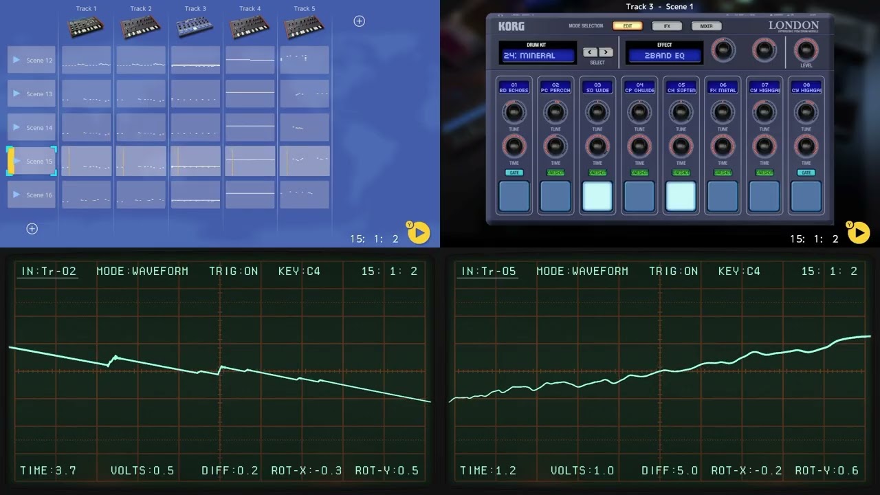 LONDON BEAT - Korg Gadget Switch - SYNTHWAVE