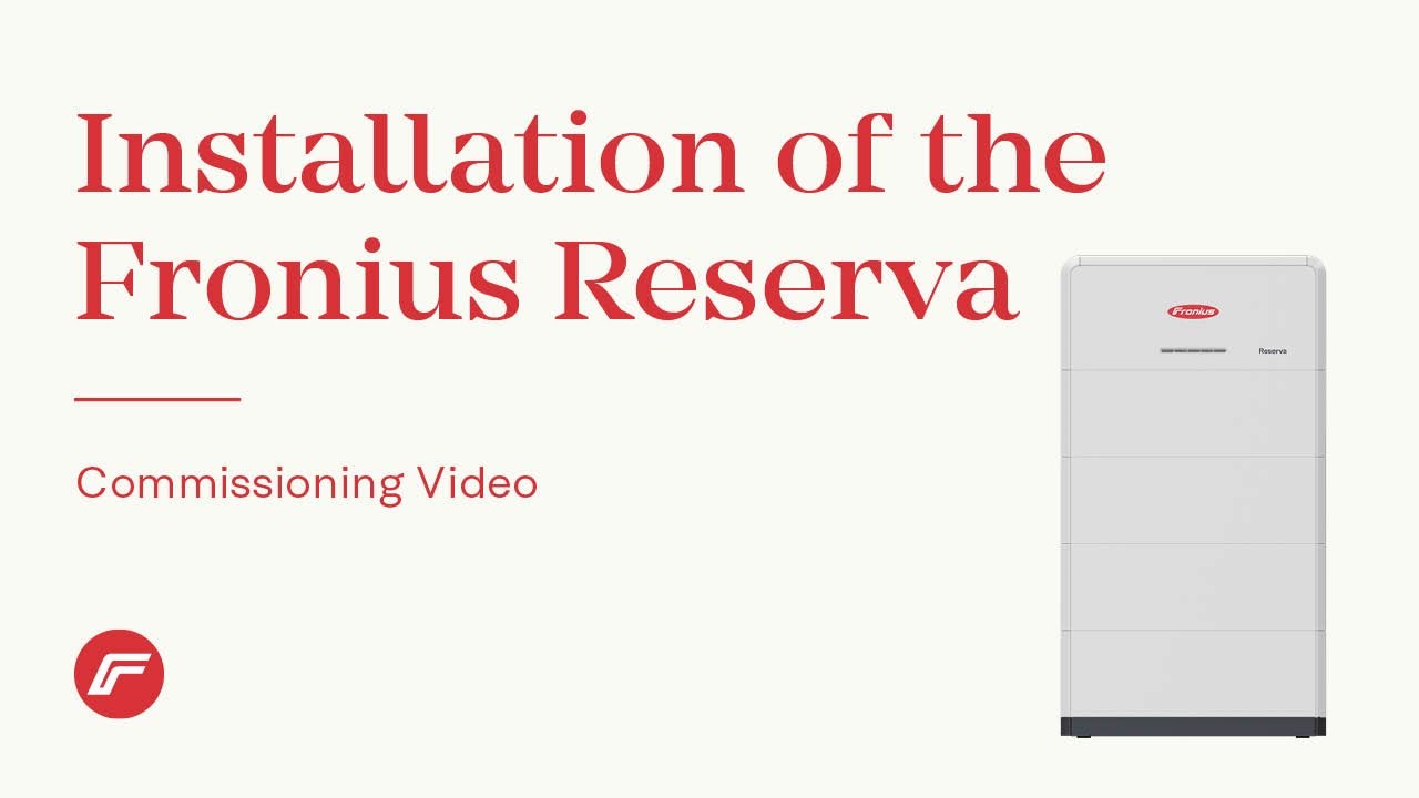 Installation of the Fronius Reserva