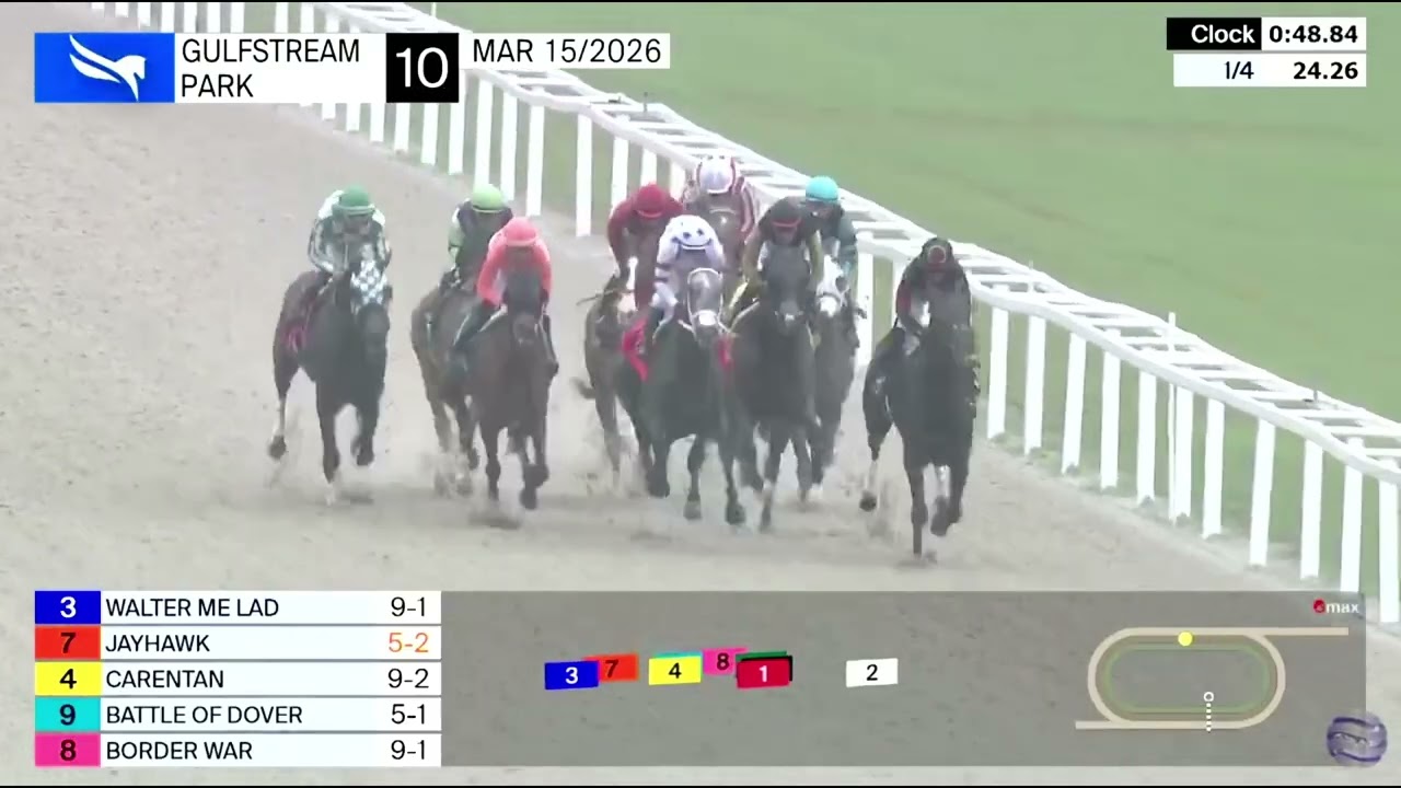 10ma Carrera de Gulfstream Park | Domingo 15 de Marzo de 2026