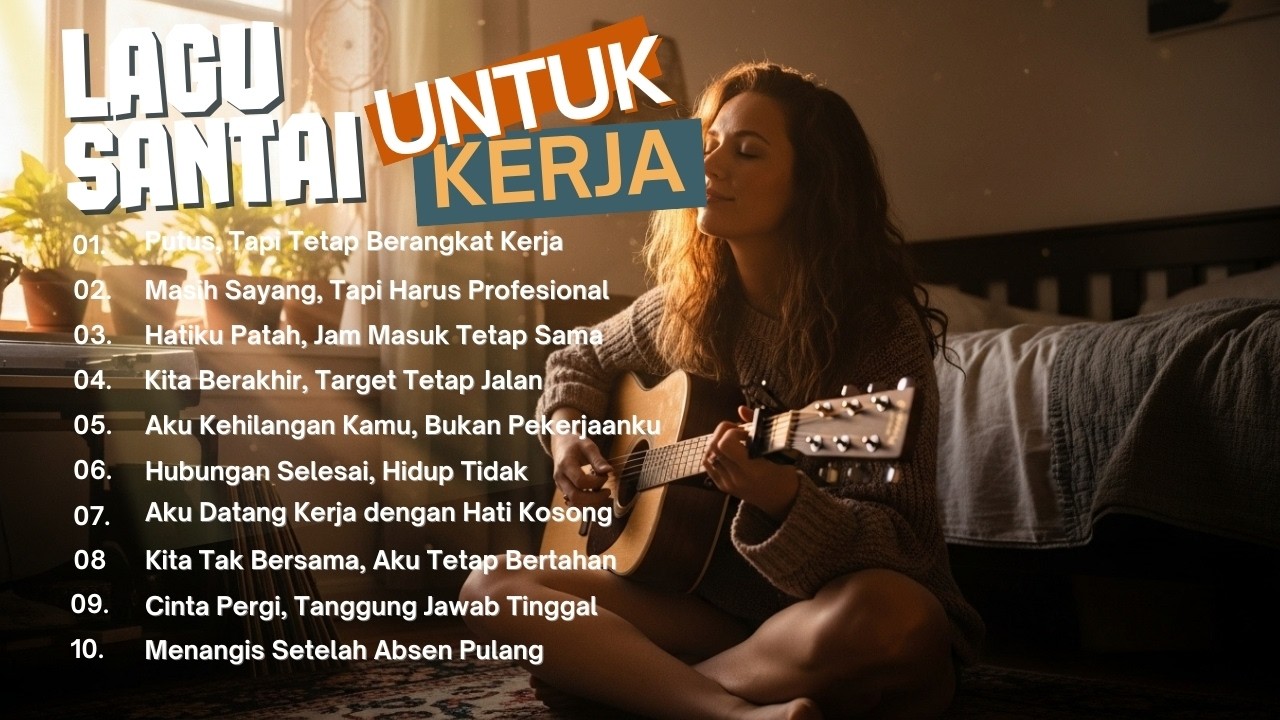 🎶 Musik Kerja Santai Anti Capek 2026 | Lagu Slow Rock & Mellow Full Album