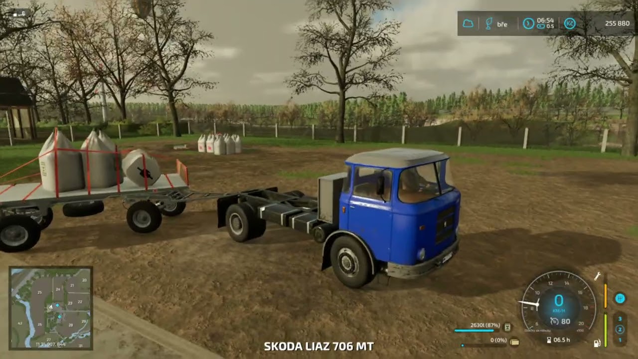 Farming simulator 22 staré stroje #57 sadba brambor 