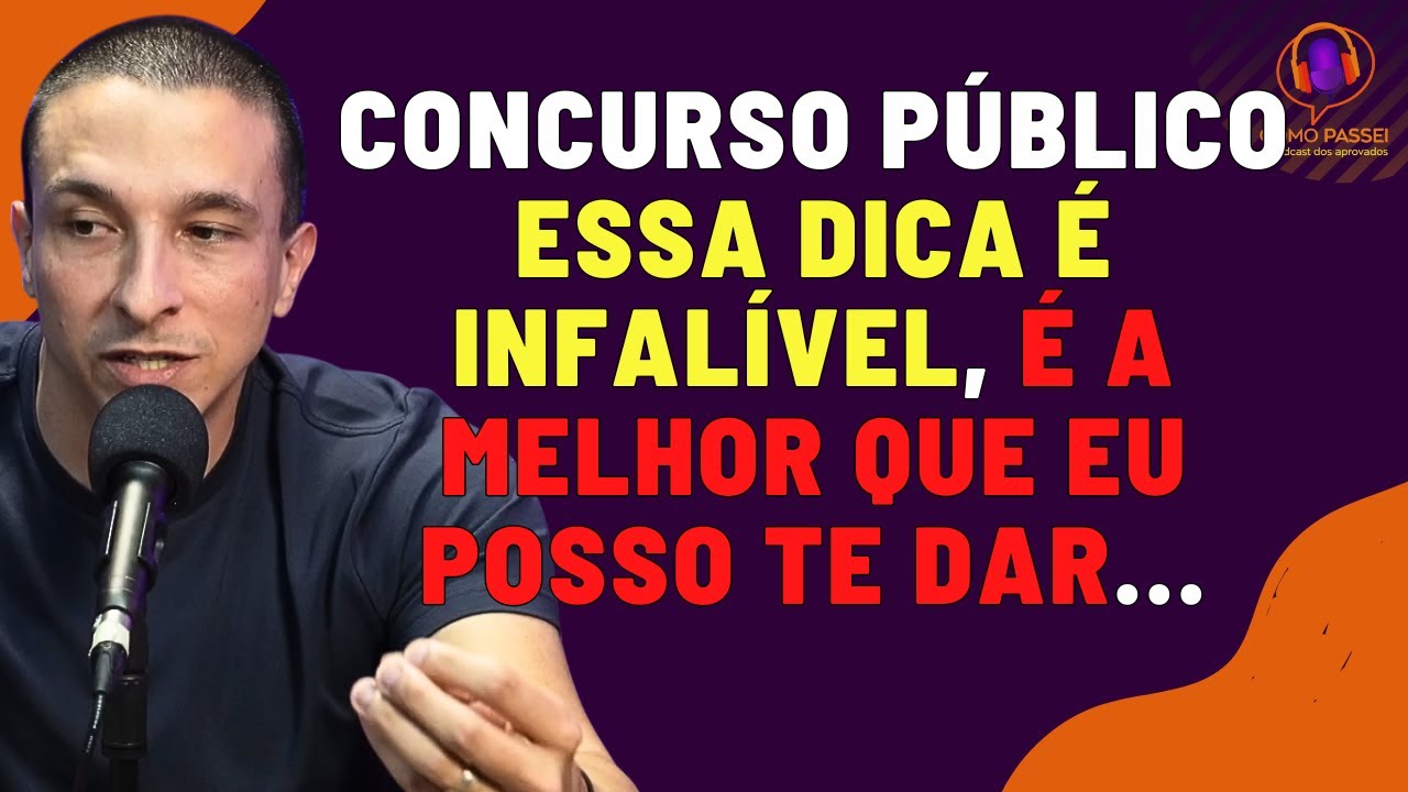 Dica para quem Ainda Não Passou no Concurso Público