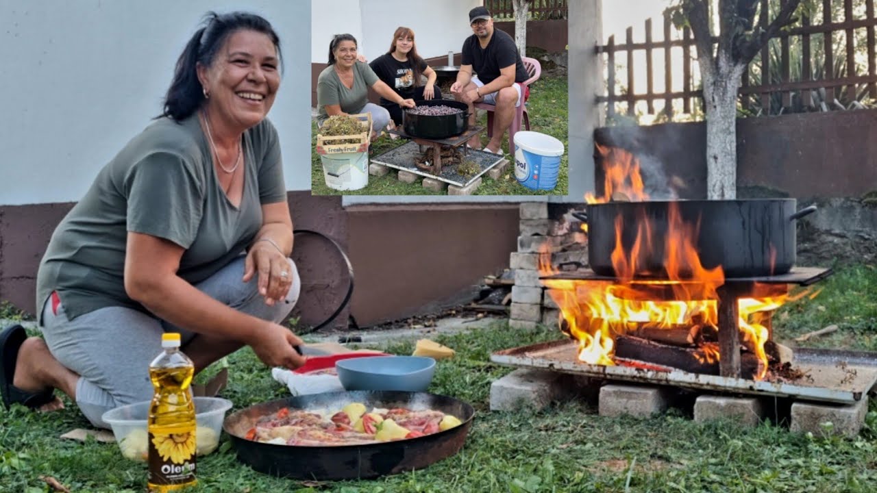 Sok od domaćeg grožđa i junetina ispod sača 🍇🥘