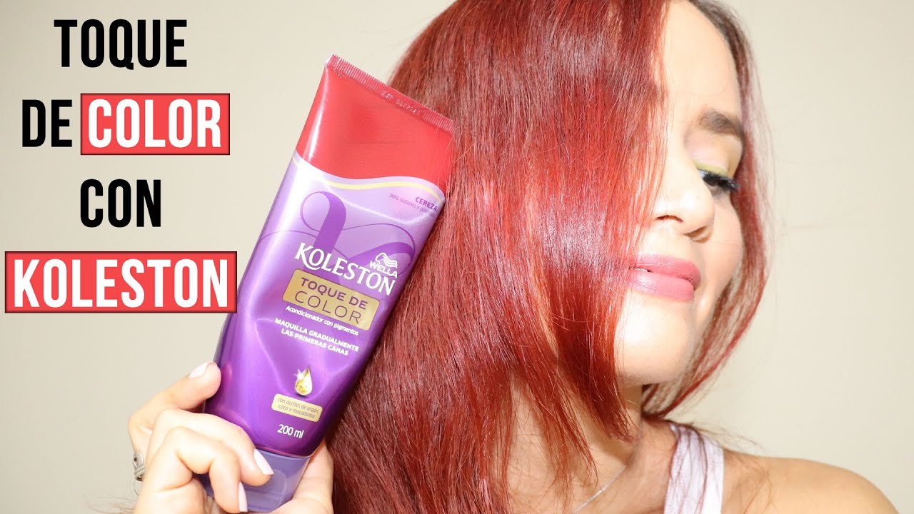KOLESTON: ¿TOQUE DE COLOR? ENJUAGUE CEREZA