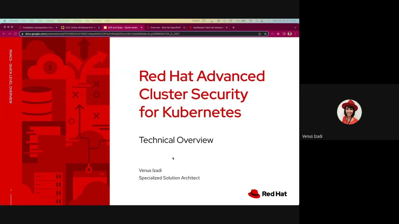 Red Hat Advanced Cluster Security for Kubernetes   Technical demo