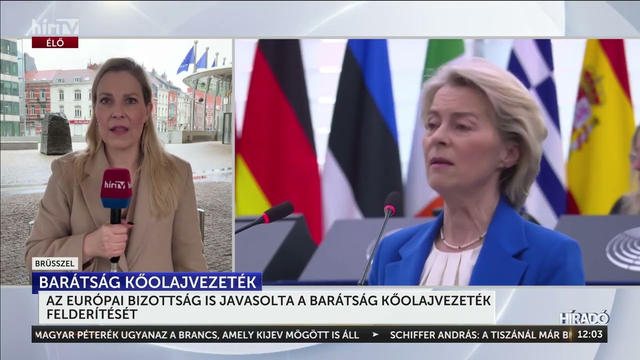 Az Európai Bizottság is javasolta a Barátság kőolajvezeték felderítését - HírTV