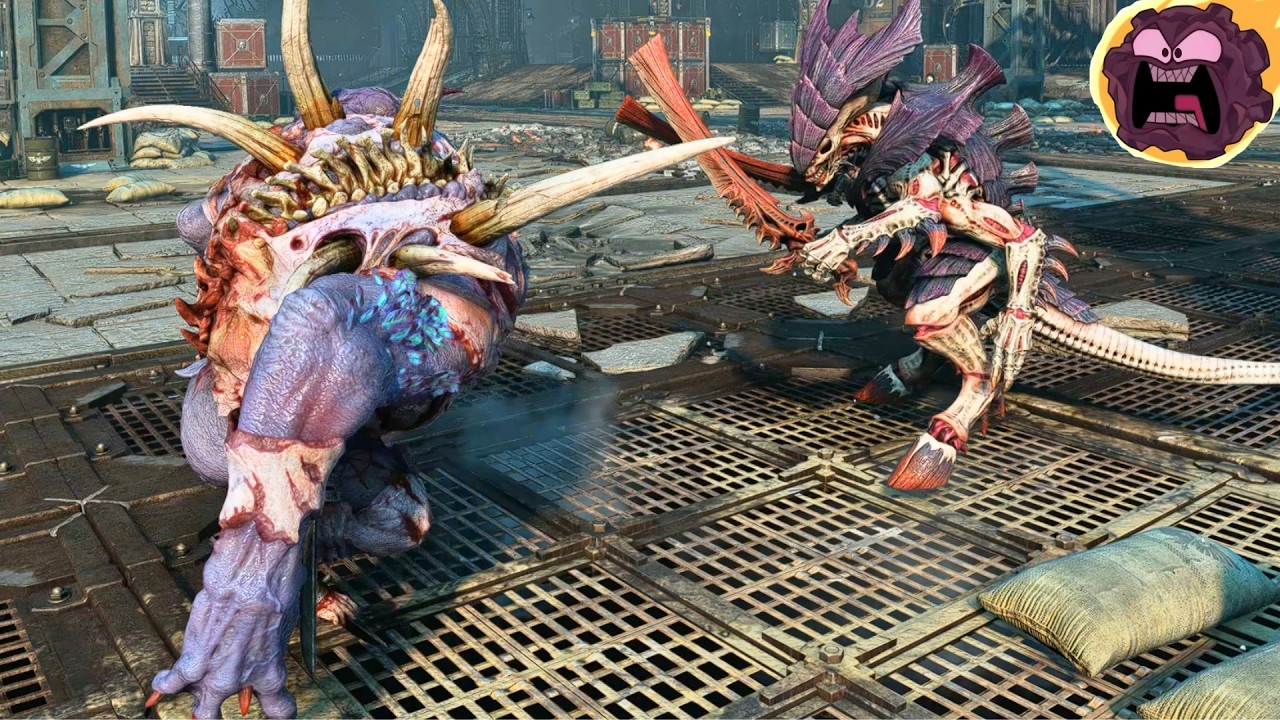 Chaos Spawn VS Tyranids | Warhammer 40k Space Marine 2