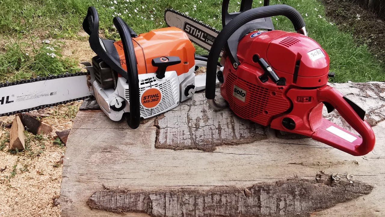 Solo 665 racing with Stihl MS 362
