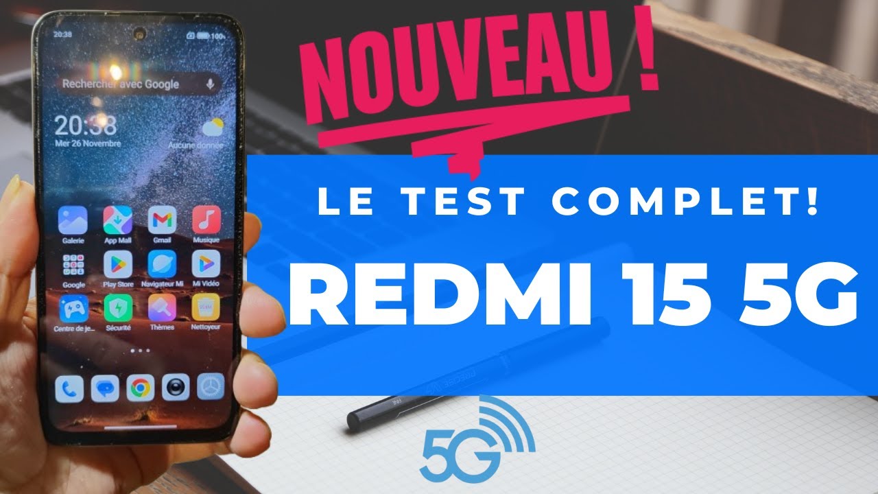 Nouveau REDMI 15 5G, Existe en 4G, Batterie 7000 mAh, Le Test Complet !