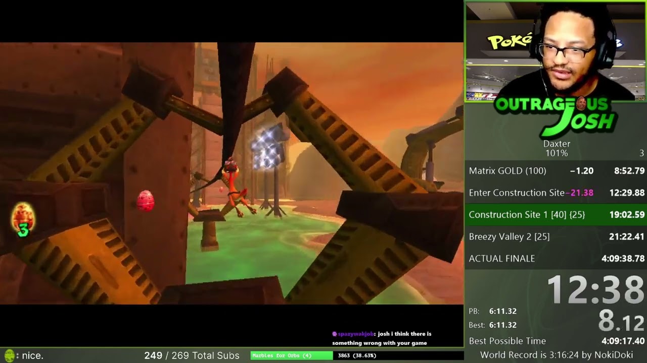 Daxter 101% Speedrun in 3:36:14! (but it's actually 100%)