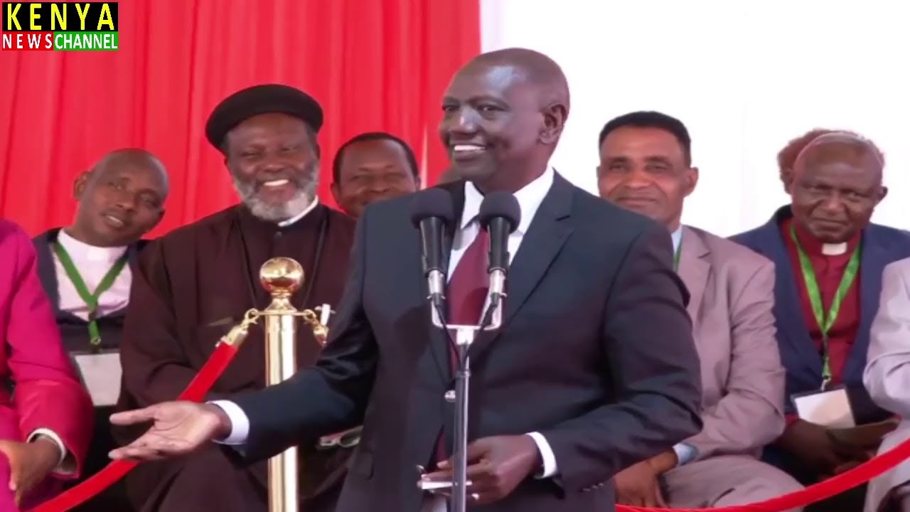 RUTO SPEECH TODAY IN CHURCH AT MACHAKOS 
