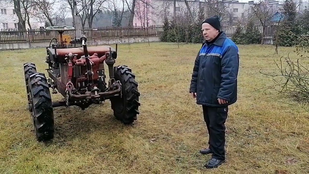 Самодельный трактор. Покатушки.