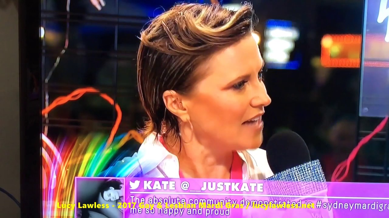 Lucy Lawless Interview 2017 Sydney Gay and Lesbian Mardi Gras