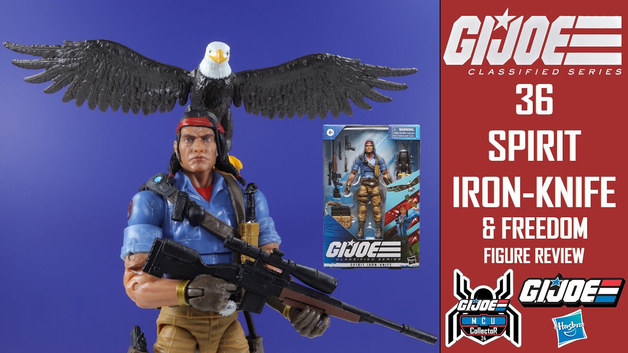 Обзор фигурок Hasbro GI Joe Classified Series 36 SPIRIT IRON KNIFE и Freedom Eagle