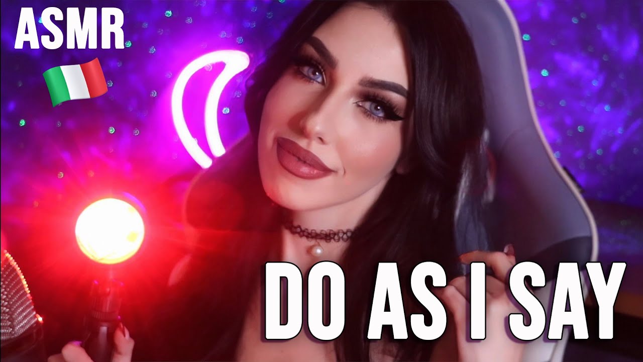 ASMR - SEGUI LE MIE ISTRUZIONI PER DORMIRE, PUOI ANCHE CHIUDERE GLI OCCHI💗 [Follow My Instructions]