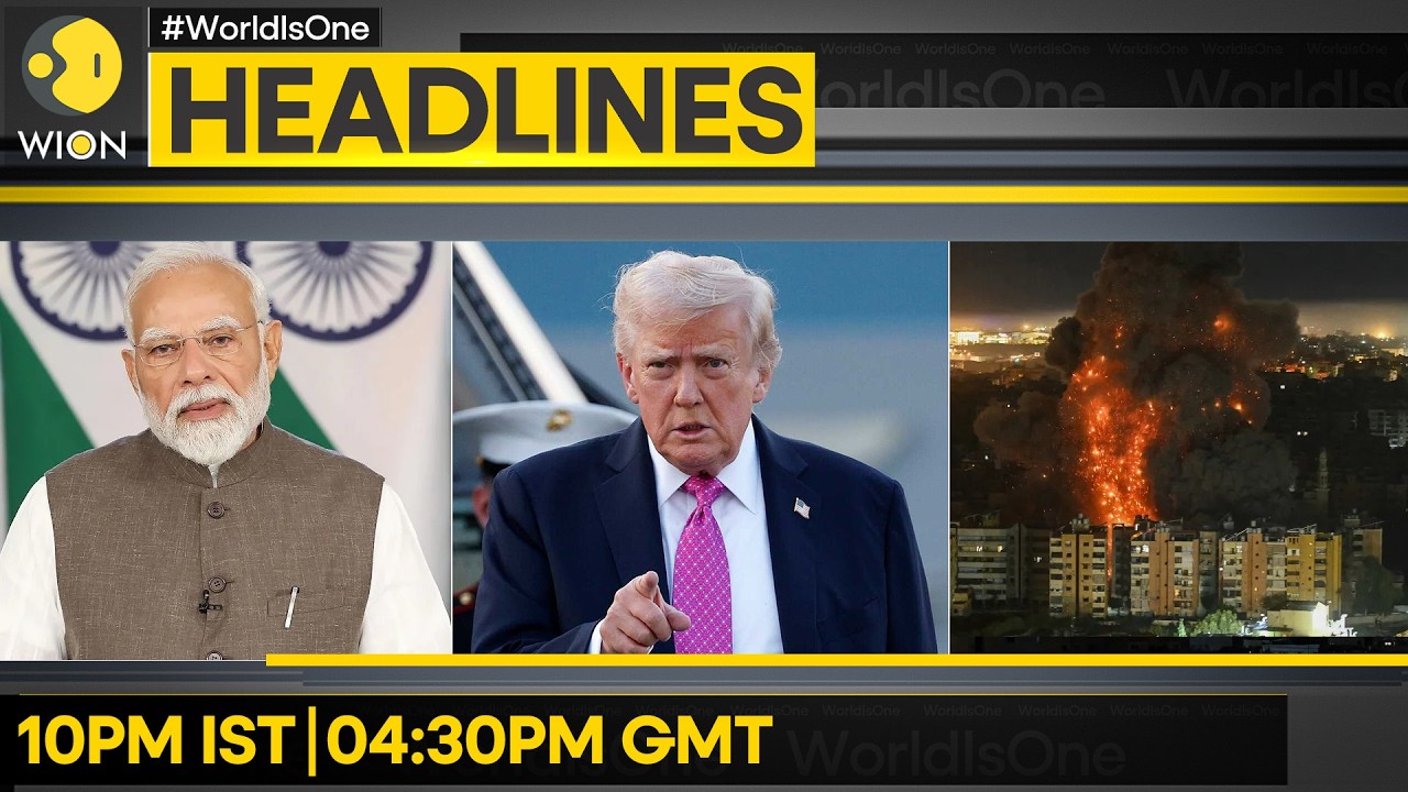 PM Modi: India Won't Face Energy Crisis | Trump: Stopping a Nuclear Iran Important | WION Headlines