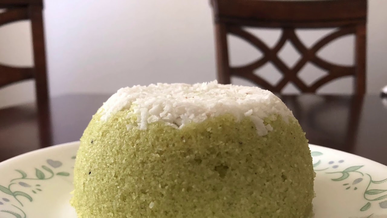Healthy Green Puttu - Kerala breakfast