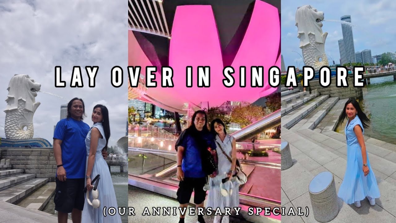 Singapore in a Day , lay over, First international flight