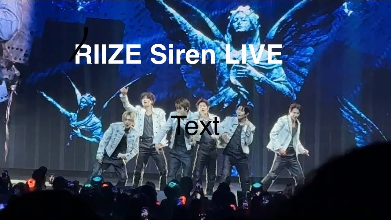 RIIZE Siren LIVE in LA