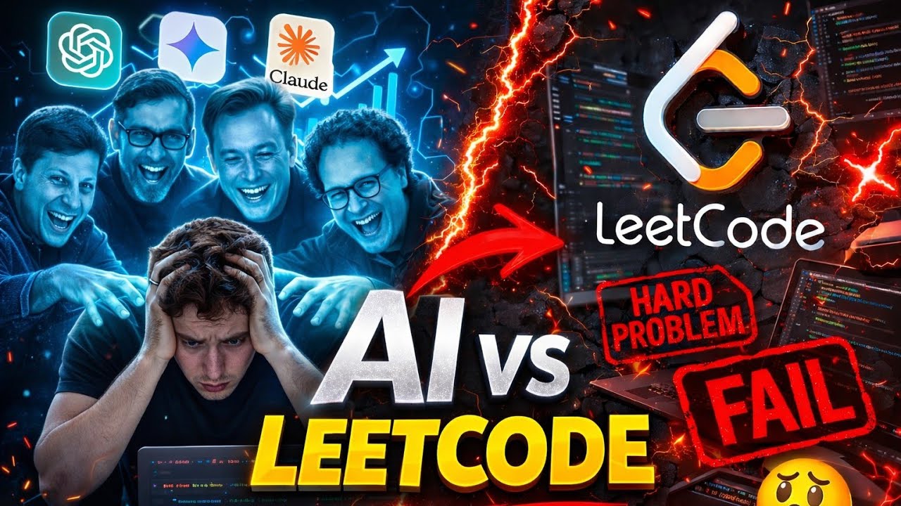 Может ли ИИ действительно решить LeetCode? Я протестировал ChatGPT, Gemini, Claude и Grok.