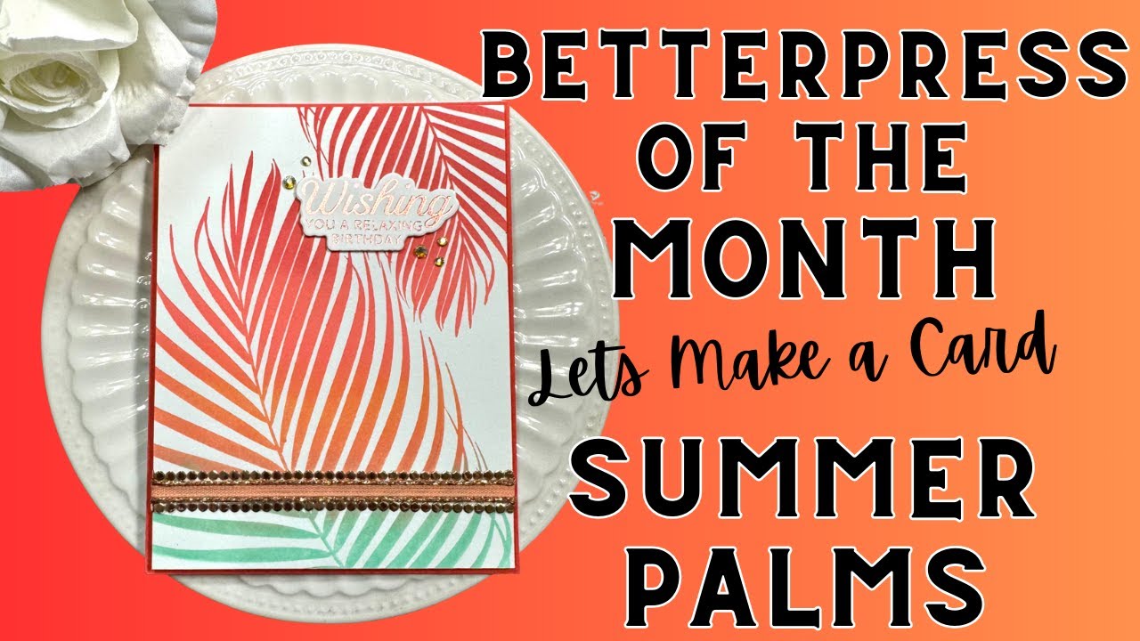 AMAZING New Betterpress Spellbinders Club Press Plate for June 2024 - Ombre Technique