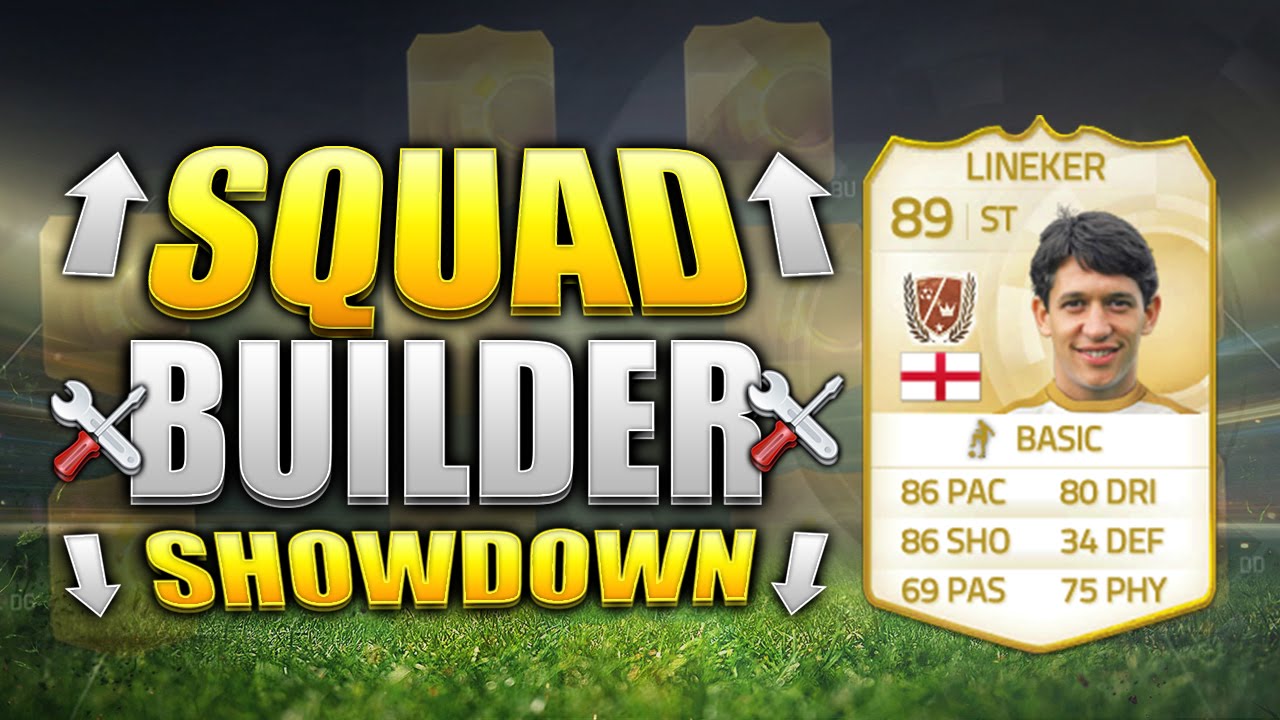FIFA 15 SQUAD BUILDER SHOWDOWN!!! LEGEND GARY LINEKER!!! Everton Legend Squad Builder Duel