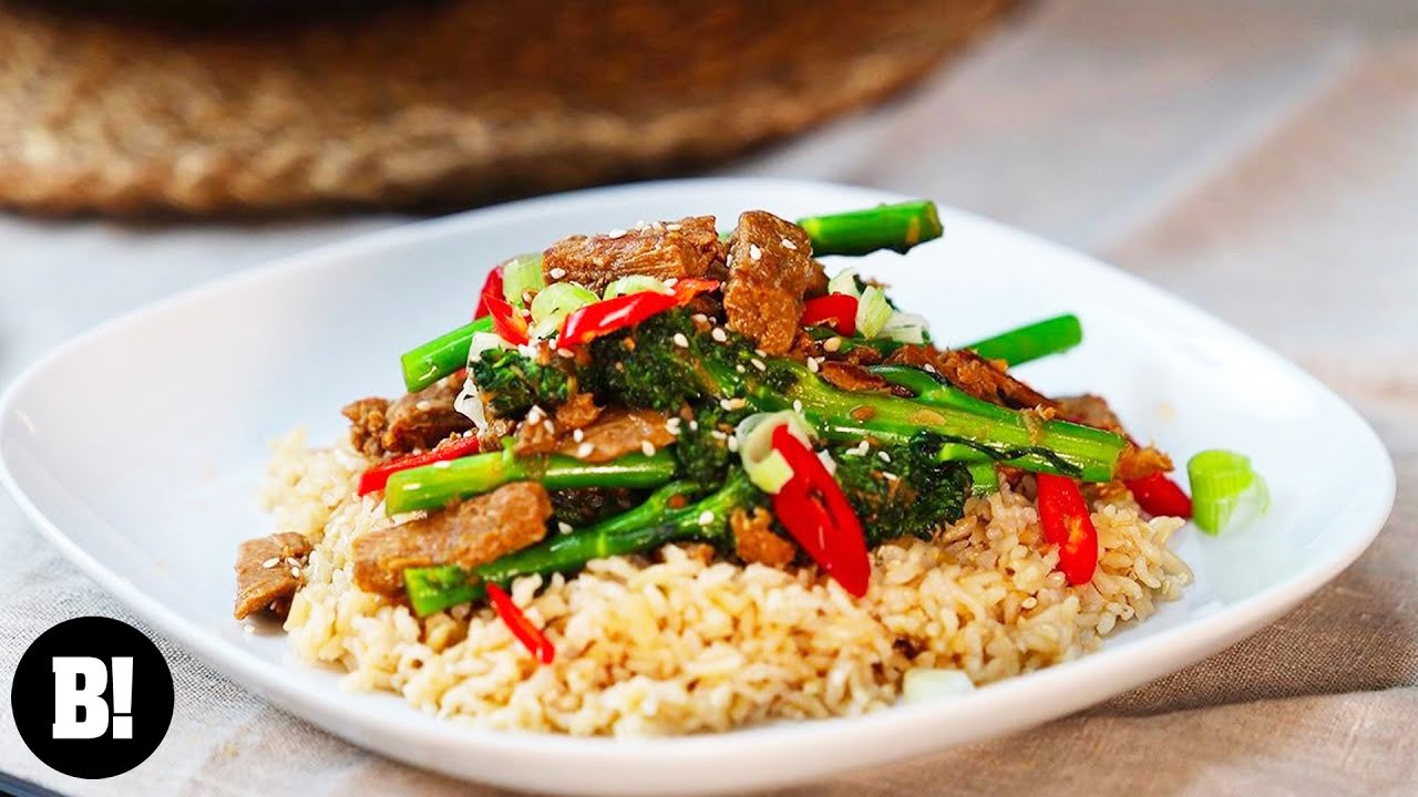 Vegan Broccoli & 'Beef' Stir Fry