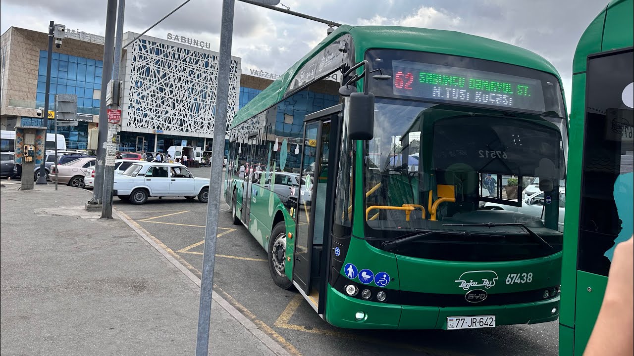Bakı:(62 saylı avtobus):Səfər:(Sabunçu Dəmiryol Vağzalı-N.Tusi küçəsi) 