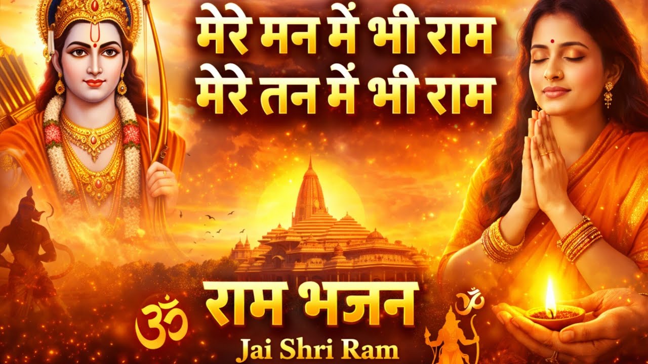 Mere Man Me Bhi Ram Mere Tan Me Bhi Ram | Beautiful Ram Bhajan | Ram Bhakti Song | Jai Shri Ram