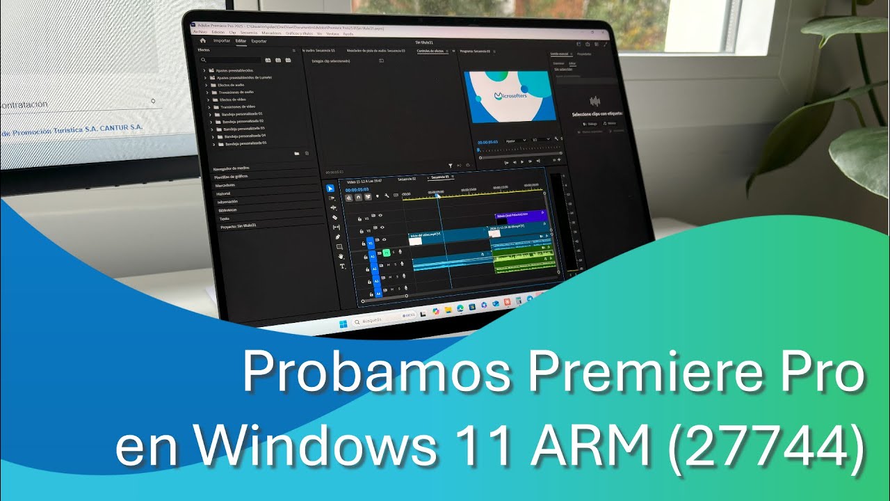 Volvemos a probar Premiere Pro con la Build 27744 de Windows 11