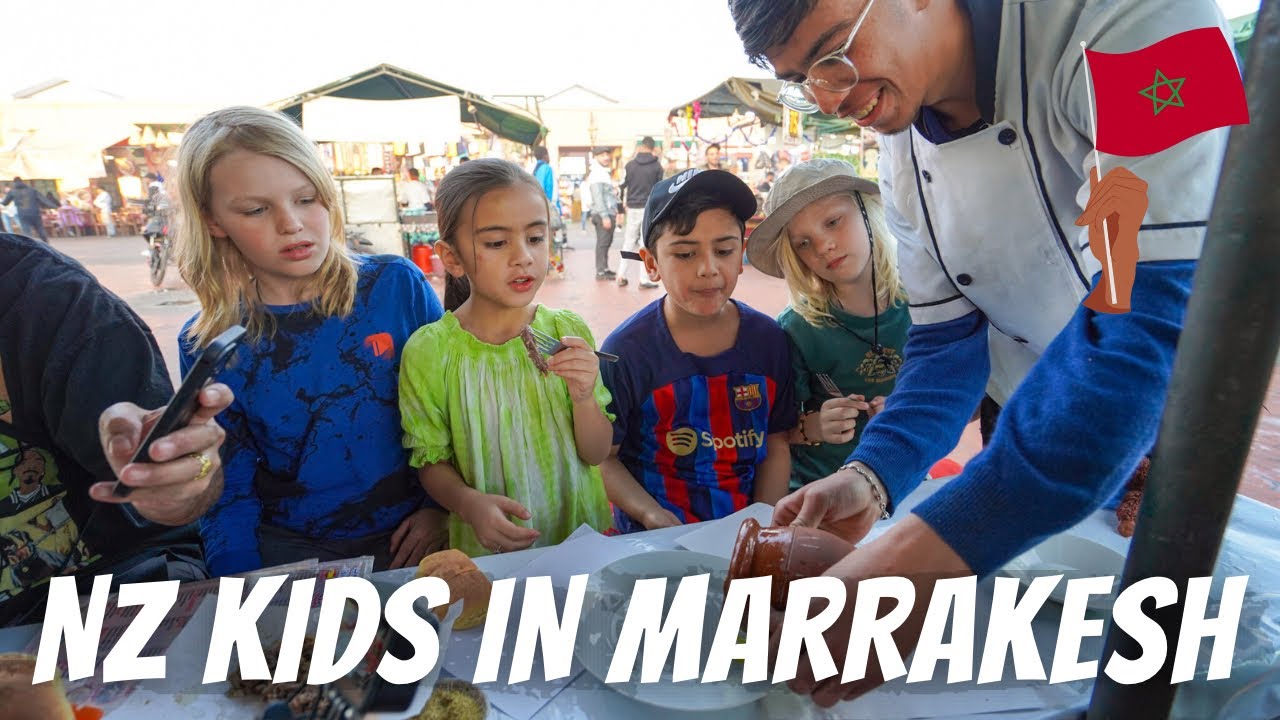 🇲🇦 NEW ZEALAND KIDS EXPLORING MARRAKECH: عائلتين من نيو زيلاندا كيكتاشفو مراكش A special day out.