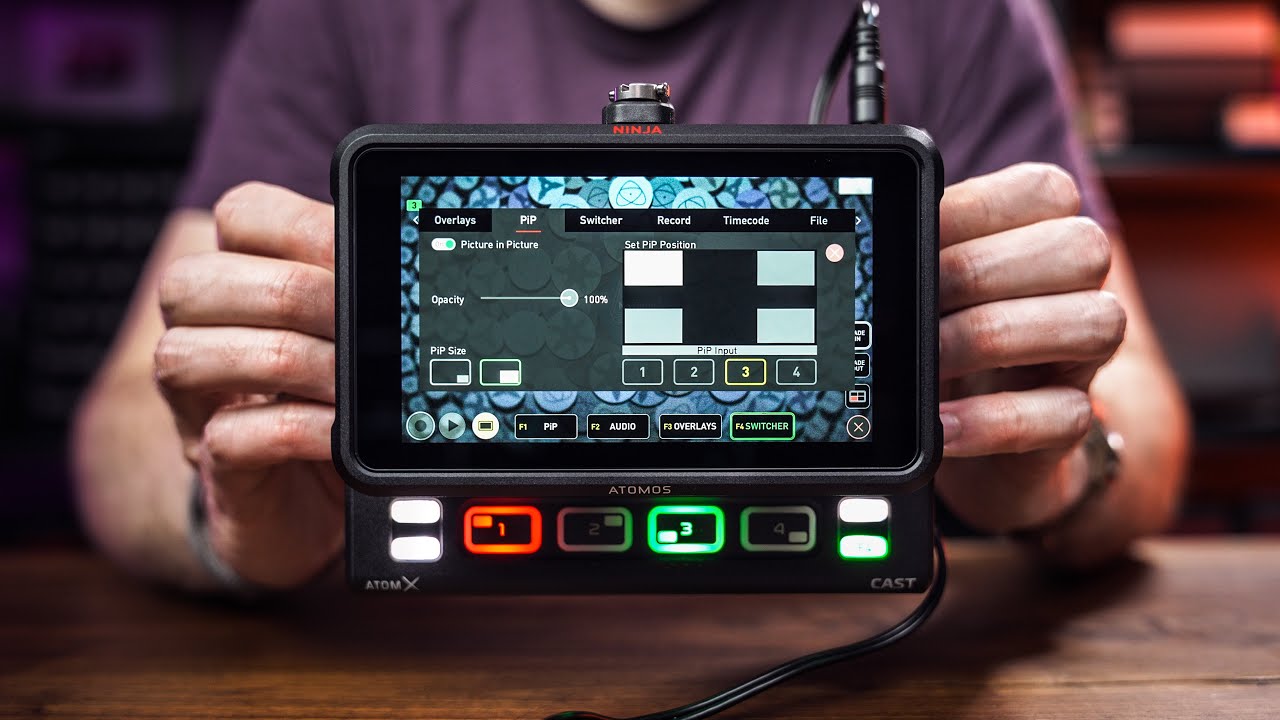 Тестирование коммутатора AtomX CAST для Atomos Ninja V в режиме реального времени