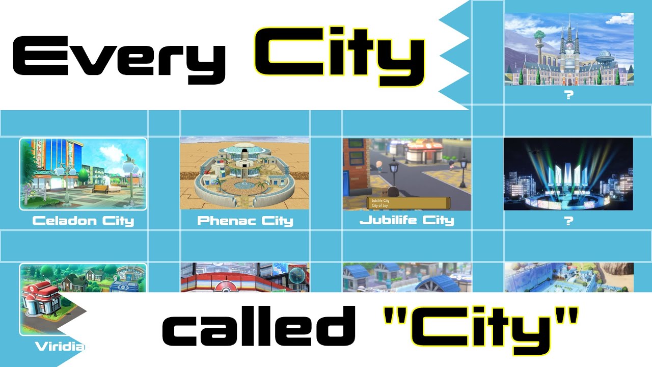Every City ending in 