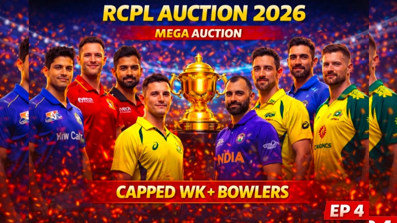 RCPL Auction 2026 🔥 EP 4 | Wicketkeepers & Bowlers | Massive Bidding War 😱