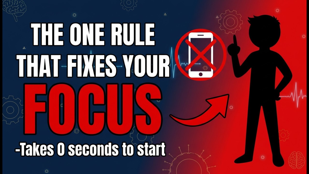 You’re Not Lazy — Your Focus Is Being Hijacked [1 Rule Fixes It]