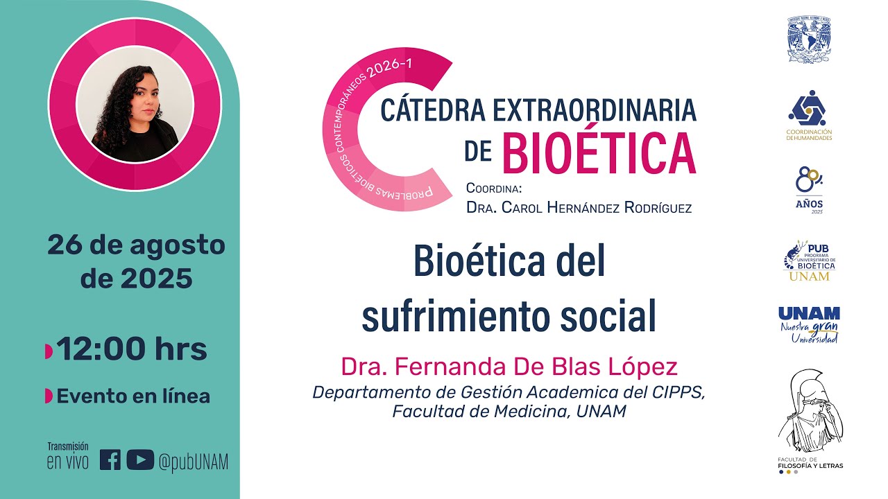 C&aacute;tedra Extraordinaria de Bio&eacute;tica de la FFyL, 