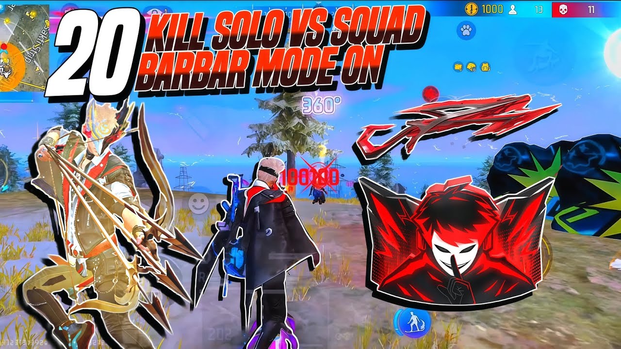 20KILL SOLO VS SQUAD REVIEW GLOWALL HEARTROCKER