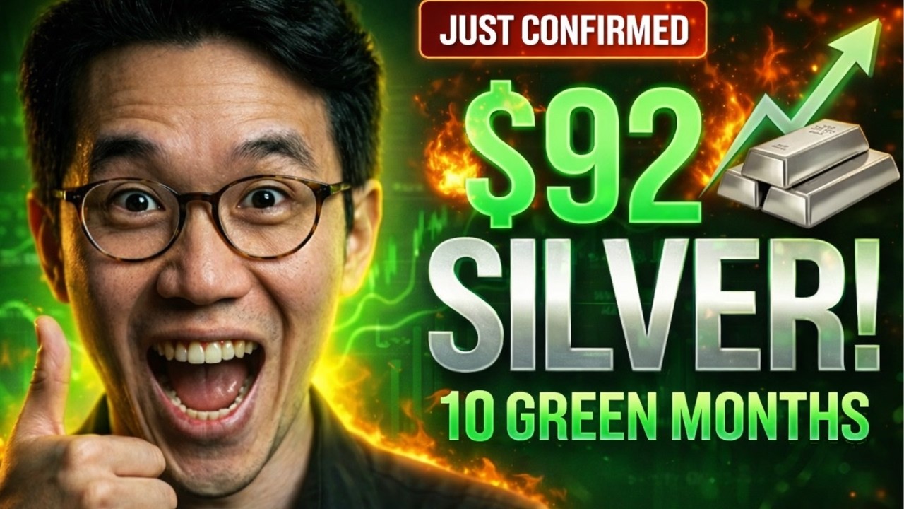 Breaking 🔥:Silver Hits $92 —10 Green Months in a Row as PPI Confirms the Surge
