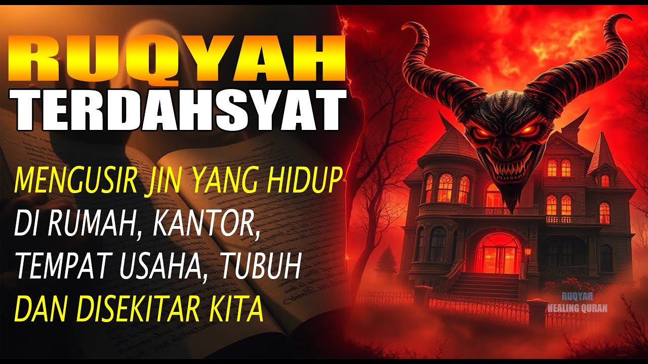 RUQYAH RUMAH PENGUSIR JIN, SETAN & SIHIR DI RUMAH & TUBUH, PENENANG HATI DAN FIKIRAN | Alaa aqel