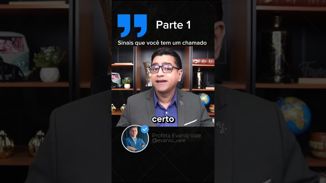 Sinais Que Voc&ecirc; Tem um Chamado @profetaevaniovale #ora&ccedil;&atilde;o #sonhos