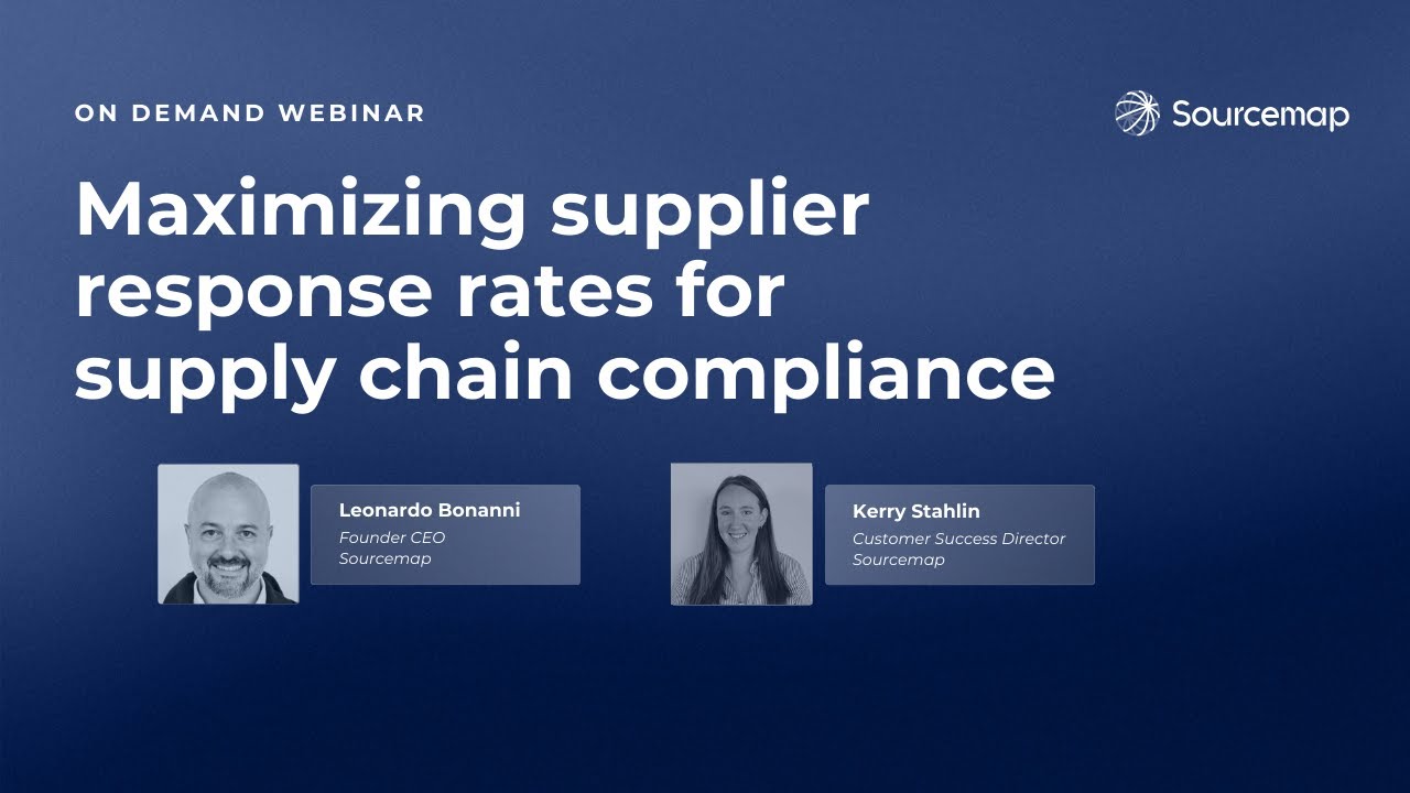 WEBINAR | Maximizing supplier response rates for supply chain compliance