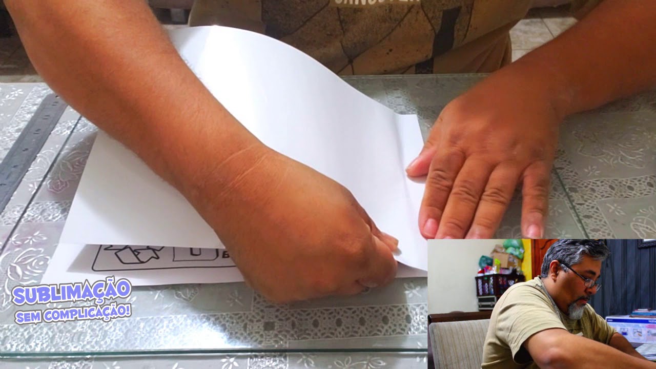 Como Fazer Adesivo Retroverso com Vinil Adesivo Jato de Tinta Branco e Transparente