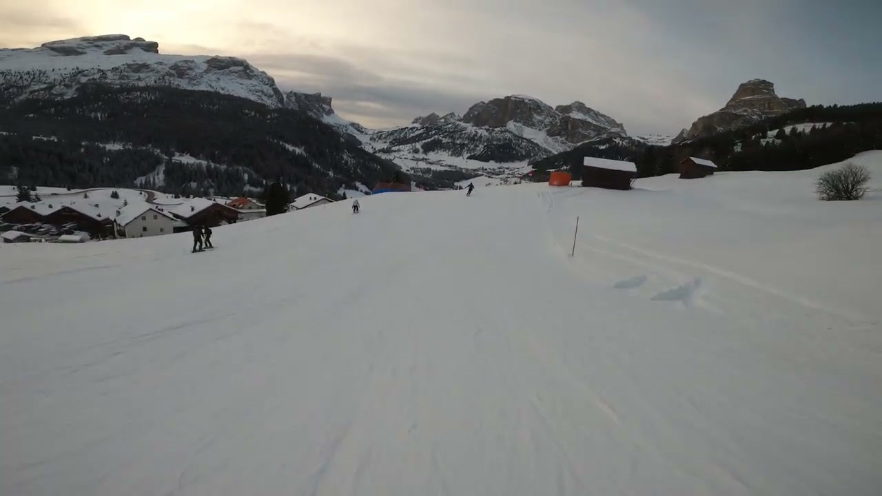 DOLOMITI SUPERSKI Corvara in Badia pista Col Alto