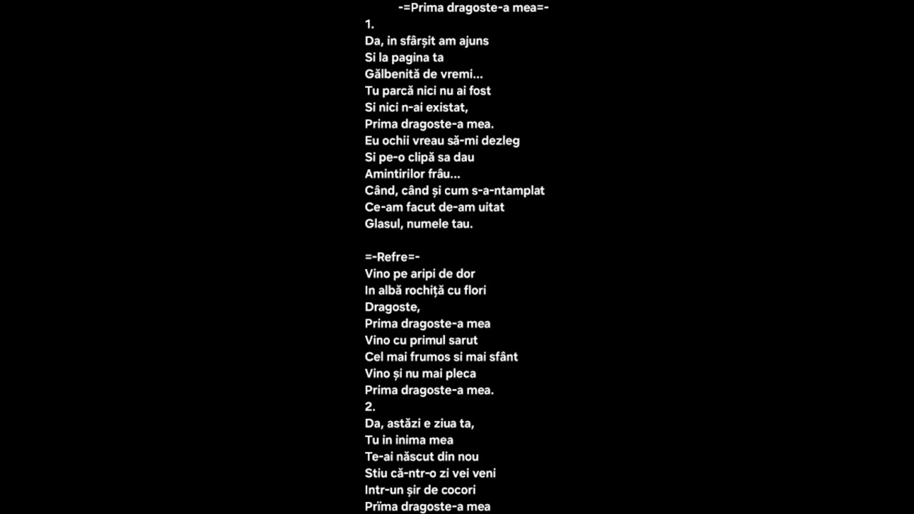 Anatol Dumitras - Prima dragoste
