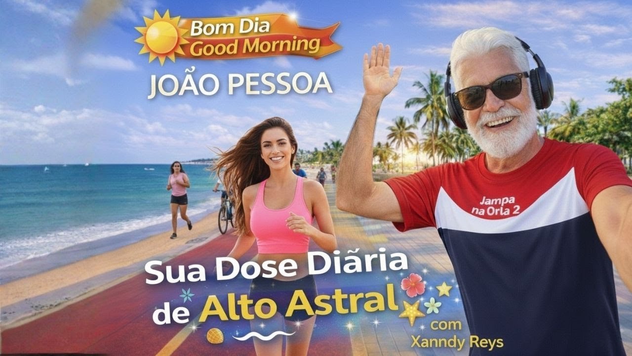 João Pessoa 🌴 Areias e Calçadão em Movimento | Beach Walk Brazil